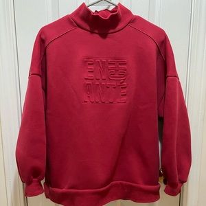 Women’s Size M red oversized sweater